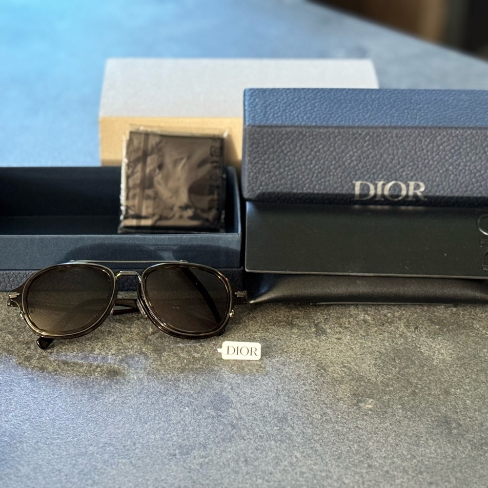 Dior Turquoise Black Sunglasses